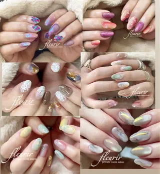 ネイル フルリール 【プライベートサロンのネイルデザイン