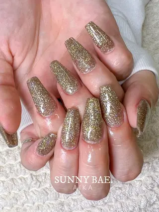 ロング ネイル SUNNY BAE.所属・Made By AIKAのネイルデザイン