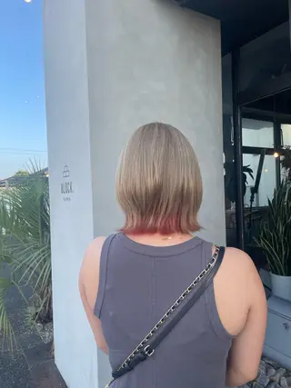 ミディアム カラー 艶髪/透明感カラー/ 韓国/nonokaのヘアスタイル