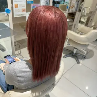 ミディアム カラー 松下 紗季のヘアスタイル