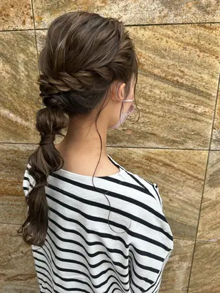 ヘアアレンジ OLSEN D.B.A BALLOON HAIR所属・さとう あやかのヘアスタイル