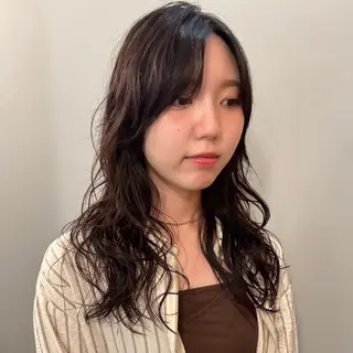 セミロング カラー パーマ 🌿レイヤーボブ/パ ーマ🌿　木梨健太のヘアスタイル