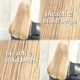 ロング カラー ハイトーン/横浜 /伊藤　怜のヘアスタイル