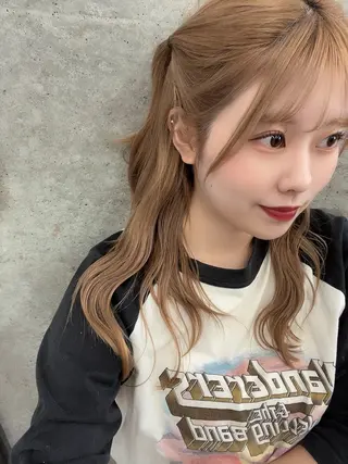 カラー 🎀ベージュカラー/ kae🎀のヘアスタイル