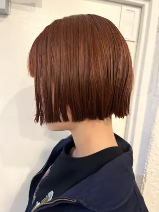 ショート カラー パーマ ✴︎UNU ✴︎モエカのヘアスタイル