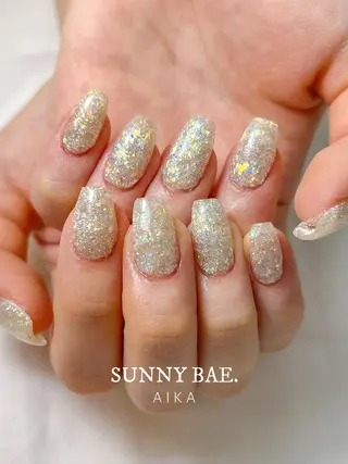 ショート ネイル SUNNY BAE.所属・Made By AIKAのネイルデザイン