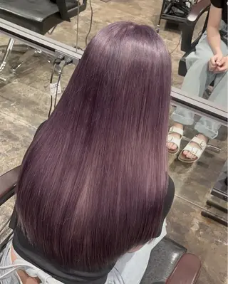 ロング 渋谷ケアブリーチ ❤️🔥徳田空悟のヘアスタイル