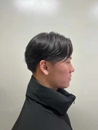 ショート パーマ メンズ 韓国風メンズ/毛流れ ヘアなら須田龍世のヘアスタイル