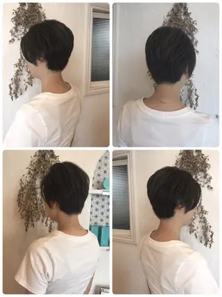 ショート カラー パーマ ヘアアレンジ メンズ 美容室 ソンリエのヘアスタイル