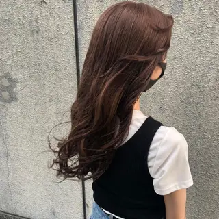 ロング カラー karin/インナー カラー/北名古屋市のヘアスタイル