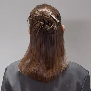 ミディアム ヘアアレンジ noa/ 渋谷のヘアスタイル