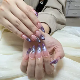 ネイル 🎀nana🫧 ワンホンネイル🎀のネイルデザイン