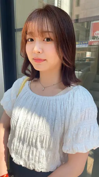 ミディアム RURI韓国ボブ 🇰🇷タッセルボブのヘアスタイル