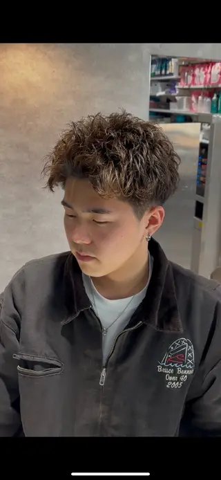 パーマ メンズ 🔥メンズカット＋ パーマの達人🔥のヘアスタイル