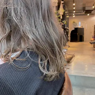 セミロング カラー ヘアアレンジ 【ダメージレス施術】 【透明感】北村 拓也のヘアスタイル