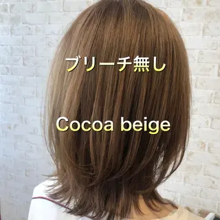 ミディアム カラー 個室サロンLOUIMADNA栄店所属・髪質改善美容師 個室サロン白金厚哉のヘアスタイル