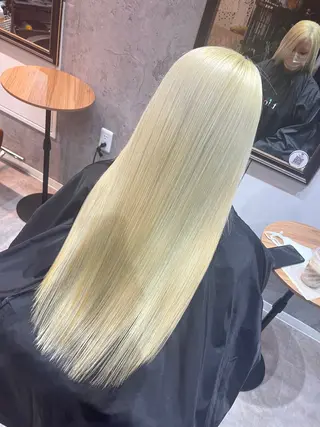 ロング 🔷ブリーチバレイヤ ージュ🔷飯野達也のヘアスタイル