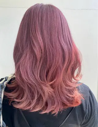 セミロング カラー jammin.新塘 亮介のヘアスタイル