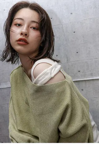 ミディアム カラー Reginavita栄店 【レジナヴィータ】所属・鈴木 二依奈のヘアスタイル