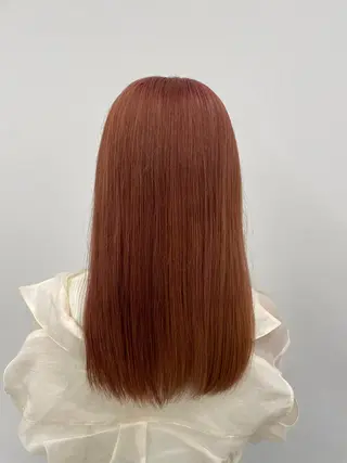 ロング カラー ヘアアレンジ ♥️うる艶暖色 銀座♥️mioのヘアスタイル