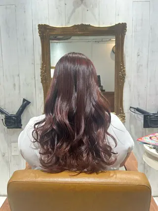 ロング カラー re view 日和のヘアスタイル