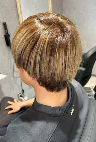 ショート カラー メンズ IwAsh 鶴ヶ峰所属・✨ショートスタイル✨ 山本のヘアスタイル