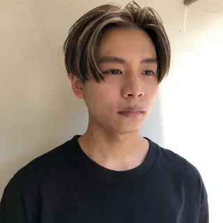 メンズ happy  man 🌸血色カラー🌸のヘアスタイル