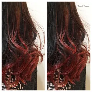 カラー ササキ トモシのヘアスタイル