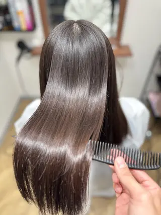 セミロング りきまる けんとのヘアスタイル