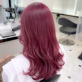 ミディアム カラー 🎀🧁ダメージレス 艶髪カラー🧁🎀のヘアスタイル