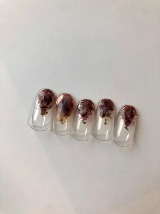 ネイル 黒葛原 めぐみのネイルデザイン