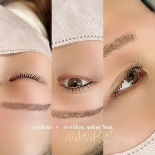 マツエク・マツパ eyelash ×  eyebrow salon Non.所属・Non. NANASEのマツエク・マツパデザイン