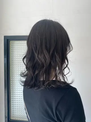 ミディアム カラー ducha所属・DUCHA Tomida naoのヘアスタイル