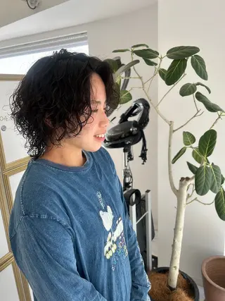 ショート パーマ 🍓似合わせカット× パーマ／矢木🍓のヘアスタイル