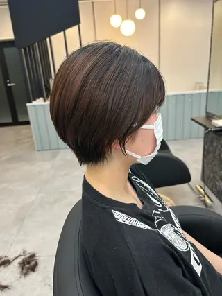 ショート 善財 康葵のヘアスタイル