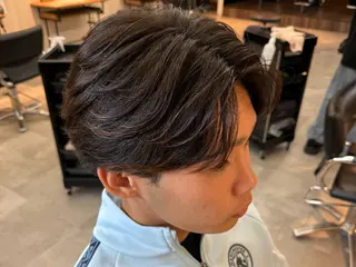 メンズ 韓国スタイル特化 ニュアンスパーマ下田のヘアスタイル