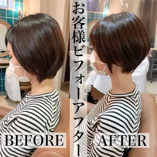 ショート 宮城千奈美🍒 カットモデル募集のヘアスタイル