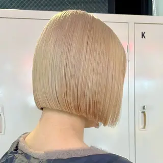 ミディアム カラー ブリーチ/ブロンド 🕊️/綾瀬/カズヤのヘアスタイル