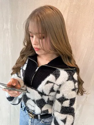 ロング カラー 岐阜の美容師 HONOKAのヘアスタイル