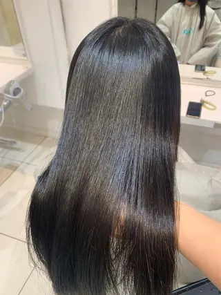 ロング パーマ 金澤 夏海のヘアスタイル