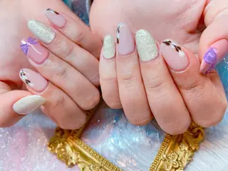 ネイル 長さだし専門店 M2 rikaのネイルデザイン