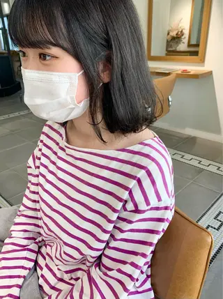 セミロング LOREN＋透明感 オリーブhirokoのヘアスタイル