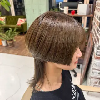 ショート カラー ヘアアレンジ 森田 美帆のヘアスタイル