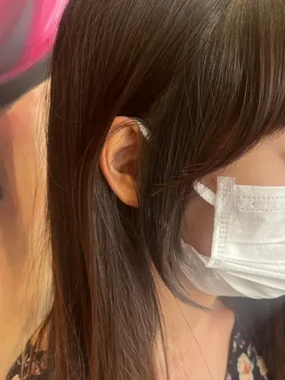 ロング カラー パーマ ヘアアレンジ メンズ キッズ ネイル マツエク・マツパ アイブロウ times salon名駅所属・久木原 ゆりのヘアスタイル