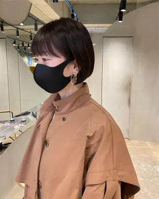 ショート カラー hemm,hemm.所属・ショート・ボブ MIKUのヘアスタイル
