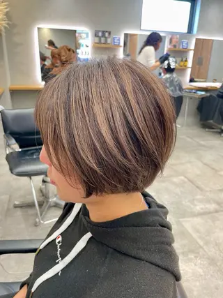 ショート カラー 我舞谷 将人のヘアスタイル