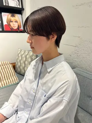 ショート 峯田 優花のヘアスタイル
