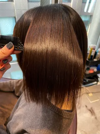 ミディアム SAUT銀座所属・石川玲菜/ 髪質改善ボブ/メンズのヘアスタイル