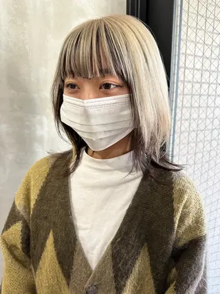 ミディアム 櫛引 健太のヘアスタイル