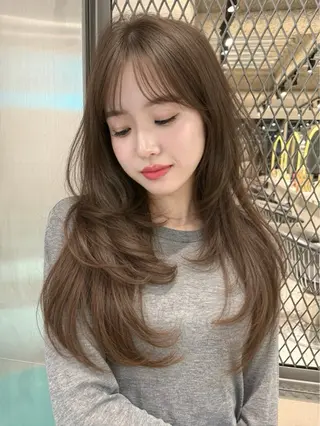 ロング ハイトーン特化🤍/ 韓国ボブ / ハルナのヘアスタイル